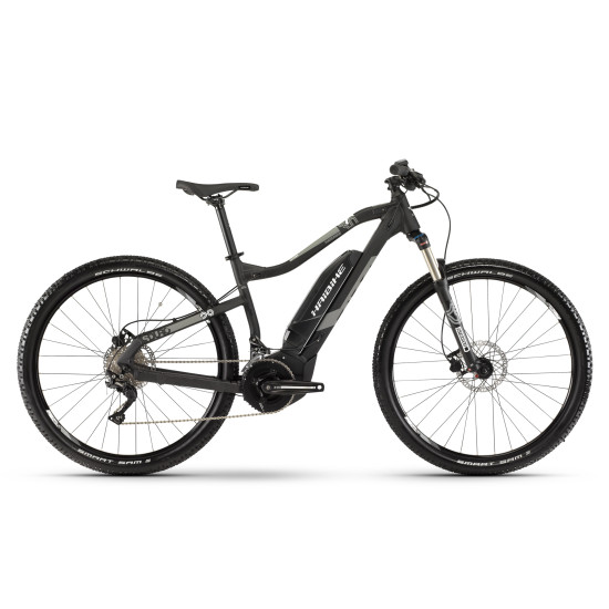 Велосипед  Haibike SDURO HardNine 3.0 500Wh 29", рама M, черно-серо-белый матовый, 2019 - фото №1